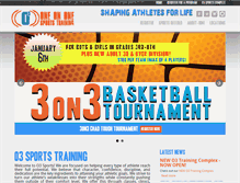 Tablet Screenshot of 1on1-sports.com